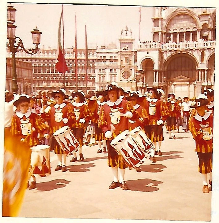Fanfarenzug Salem Markusplatz Venedig 1975